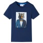 Kinder-Kurzarmshirt Dunkelblau 92 Kinder-Kurzarmshirt Dunkelblau 92