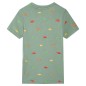 Kinder-Kurzarmshirt Khaki 128 Kinder-Kurzarmshirt Khaki 128