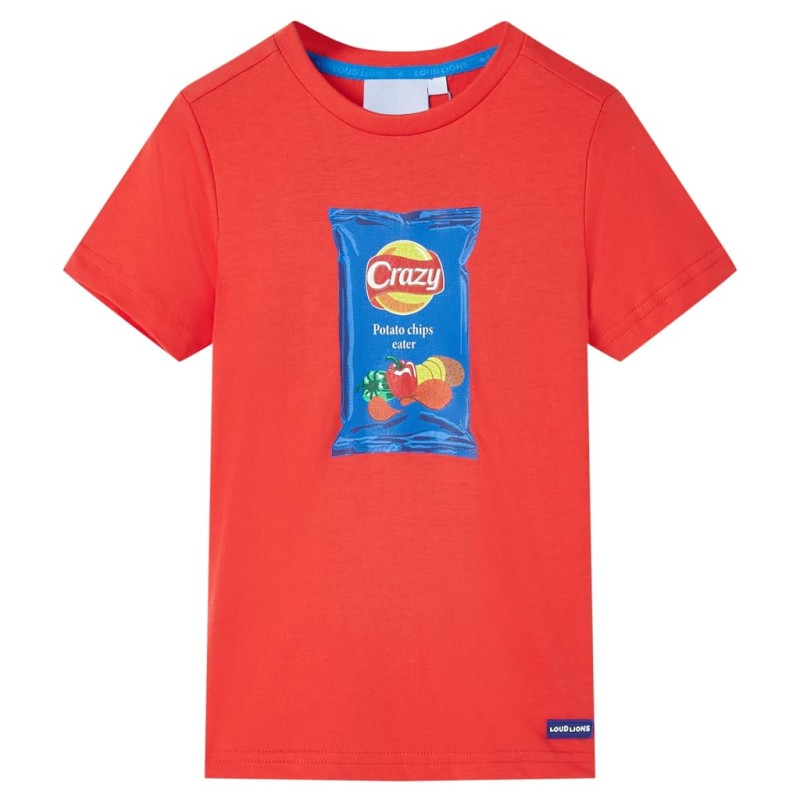 Kinder-Kurzarmshirt Rot 104 Kinder-Kurzarmshirt Rot 104