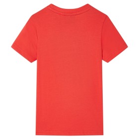Kinder-Kurzarmshirt Rot 104