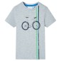 Kinder-Kurzarmshirt Grau 104 Kinder-Kurzarmshirt Grau 104