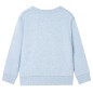 Kinder-Sweatshirt Hellblau Melange 128 Kinder-Sweatshirt Hellblau Melange 128