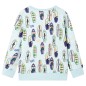 Kinder-Sweatshirt Hellblau Melange 116 Kinder-Sweatshirt Hellblau Melange 116