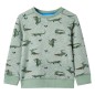 Kinder-Sweatshirt Hellkhaki Melange 104 Kinder-Sweatshirt Hellkhaki Melange 104