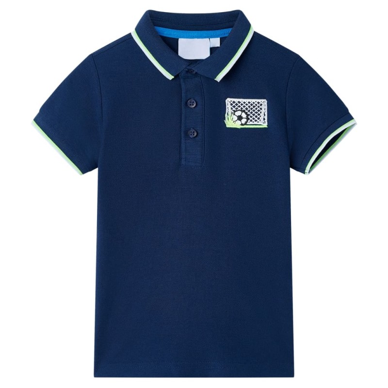 Kinder-Poloshirt Marineblau 116 Kinder-Poloshirt Marineblau 116