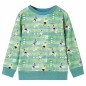 Kinder-Sweatshirt Hellgrün Melange 104 Kinder-Sweatshirt Hellgrün Melange 104