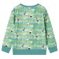 Kinder-Sweatshirt Hellgrün Melange 104 Kinder-Sweatshirt Hellgrün Melange 104