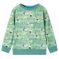 Kinder-Sweatshirt Hellgrün Melange 128 Kinder-Sweatshirt Hellgrün Melange 128
