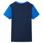 Kinder-T-Shirt Blau und Marineblau 140 Kinder-T-Shirt Blau und Marineblau 140