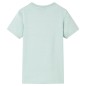 Kinder-T-Shirt mit Streifen Helles Minzgrün 140 Kinder-T-Shirt mit Streifen Helles Minzgrün 140