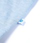 Kinder-T-Shirt Hellblau Melange 92 Kinder-T-Shirt Hellblau Melange 92