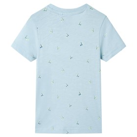 Kinder-T-Shirt Hellblau 104