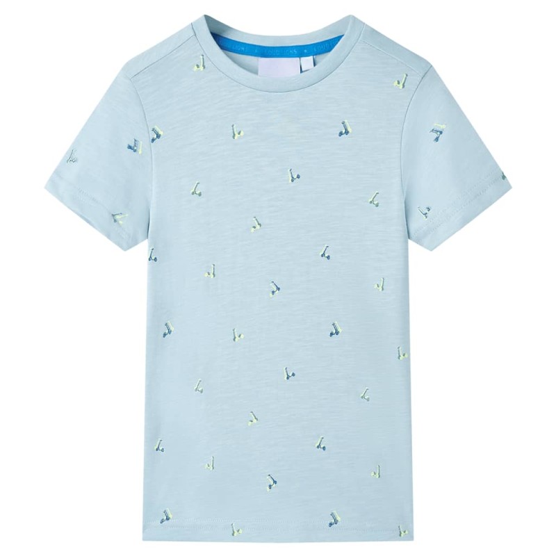 Kinder-T-Shirt Hellblau 128 Kinder-T-Shirt Hellblau 128