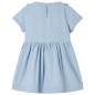 Kinderkleid mit Rüschen Hellblau 140 Kinderkleid mit Rüschen Hellblau 140