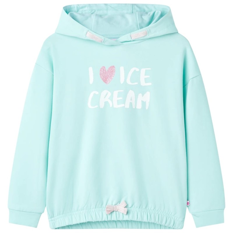 Kinder-Kapuzenpullover Hellblau 140 Kinder-Kapuzenpullover Hellblau 140
