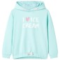Kinder-Kapuzenpullover Hellblau 140 Kinder-Kapuzenpullover Hellblau 140