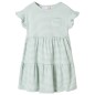 Kinderkleid mit Rüschenärmeln Minzgrün 140 Kinderkleid mit Rüschenärmeln Minzgrün 140