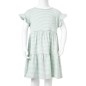Kinderkleid mit Rüschenärmeln Minzgrün 140 Kinderkleid mit Rüschenärmeln Minzgrün 140