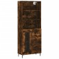 Highboard Räuchereiche 69,5x34x180 cm Holzwerkstoff Highboard Räuchereiche 69,5x34x180 cm Holzwerkstoff