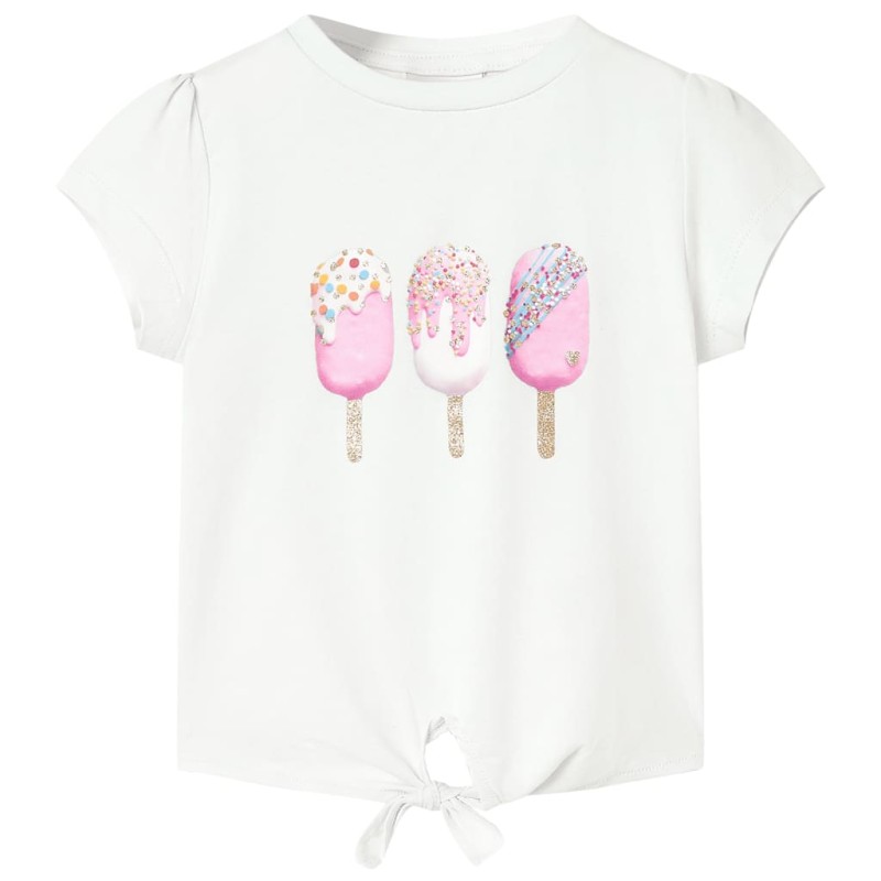Kinder-T-Shirt Ecru 128 Kinder-T-Shirt Ecru 128