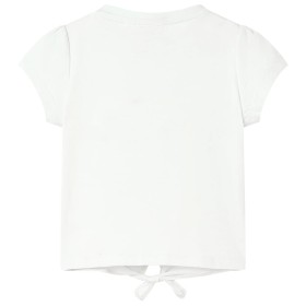 Kinder-T-Shirt Ecru 128