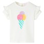 Kinder-T-Shirt Ecru 128 Kinder-T-Shirt Ecru 128