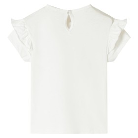 Kinder-T-Shirt Ecru 104
