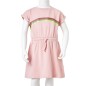 Kinderkleid mit Kordelzug Hellrosa 140 Kinderkleid mit Kordelzug Hellrosa 140