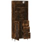 Highboard Räuchereiche 69,5x34x180 cm Holzwerkstoff Highboard Räuchereiche 69,5x34x180 cm Holzwerkstoff