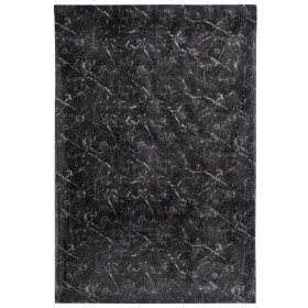 vidaXL Möbelfolie Selbstklebend Marmor-Optik Schwarz 90x500 cm PVC