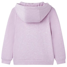 Kinder-Kapuzenpullover mit Reißverschluss Lila 140
