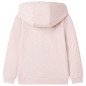 Kinder-Kapuzenpullover mit Reißverschluss Hellrosa 116 Kinder-Kapuzenpullover mit Reißverschluss Hellrosa 116