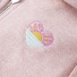 Kinder-Kapuzenpullover mit Reißverschluss Hellrosa 116 Kinder-Kapuzenpullover mit Reißverschluss Hellrosa 116