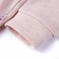Kinder-Kapuzenpullover mit Reißverschluss Hellrosa 116 Kinder-Kapuzenpullover mit Reißverschluss Hellrosa 116