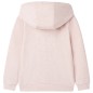 Kinder-Kapuzenpullover mit Reißverschluss Hellrosa 140 Kinder-Kapuzenpullover mit Reißverschluss Hellrosa 140