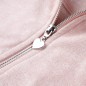 Kinder-Kapuzenpullover mit Reißverschluss Hellrosa 140 Kinder-Kapuzenpullover mit Reißverschluss Hellrosa 140