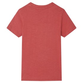 Kinder-T-Shirt Paprikarot 104