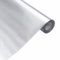 vidaXL Möbelfolien Selbstklebend Silbern 90x500 cm PET vidaXL Möbelfolien Selbstklebend Silbern 90x500 cm PET