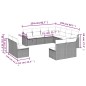 vidaXL 11-tlg. Garten-Sofagarnitur mit Kissen Beige Poly Rattan vidaXL 11-tlg. Garten-Sofagarnitur mit Kissen Beige Poly Rattan