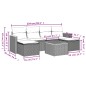 vidaXL 7-tlg. Garten-Sofagarnitur mit Kissen Beige Poly Rattan vidaXL 7-tlg. Garten-Sofagarnitur mit Kissen Beige Poly Rattan