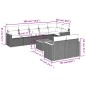 vidaXL 9-tlg. Garten-Sofagarnitur mit Kissen Beige Poly Rattan vidaXL 9-tlg. Garten-Sofagarnitur mit Kissen Beige Poly Rattan