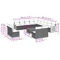 vidaXL 14-tlg. Garten-Sofagarnitur mit Kissen Beige Poly Rattan vidaXL 14-tlg. Garten-Sofagarnitur mit Kissen Beige Poly Rattan