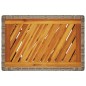 vidaXL Garten-Beistelltisch mit Holzplatte Grau 60x40x75cm Poly Rattan vidaXL Garten-Beistelltisch mit Holzplatte Grau 60x40x75cm Poly Rattan