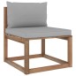 3-tlg. Garten-Lounge-Set aus Paletten mit Kissen Kiefernholz 3-tlg. Garten-Lounge-Set aus Paletten mit Kissen Kiefernholz