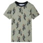 Kinderpyjama mit Kurzen Ärmeln Hellkhaki 140 Kinderpyjama mit Kurzen Ärmeln Hellkhaki 140