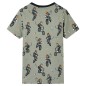 Kinderpyjama mit Kurzen Ärmeln Hellkhaki 140 Kinderpyjama mit Kurzen Ärmeln Hellkhaki 140