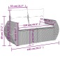 vidaXL 8-tlg. Garten-Sofagarnitur mit Kissen Schwarz Poly Rattan vidaXL 8-tlg. Garten-Sofagarnitur mit Kissen Schwarz Poly Rattan