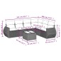 vidaXL 7-tlg. Garten-Sofagarnitur mit Kissen Beige Poly Rattan vidaXL 7-tlg. Garten-Sofagarnitur mit Kissen Beige Poly Rattan