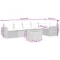 vidaXL 7-tlg. Garten-Sofagarnitur mit Kissen Schwarz Poly Rattan vidaXL 7-tlg. Garten-Sofagarnitur mit Kissen Schwarz Poly Rattan