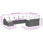 vidaXL 10-tlg. Garten-Sofagarnitur mit Kissen Schwarz Poly Rattan vidaXL 10-tlg. Garten-Sofagarnitur mit Kissen Schwarz Poly Rattan